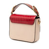 Chloé Mini Bicolor Croc Embossed Calfskin C Satchel Secondhand