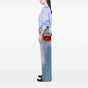 Chloé Mini Bicolor Croc Embossed Calfskin C Satchel Secondhand