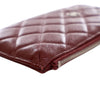 Chanel CC Quilted Caviar Flat Phone Case Wallet Pouch Secondhand
