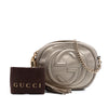 Gucci Mini Metallic Pebbled Calfskin Soho Chain Crossbody Secondhand
