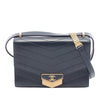 Chanel Small CC Chevron Calfskin Medal Flap Secondhand