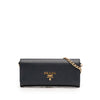 Prada Saffiano Lux Wallet On Chain Secondhand