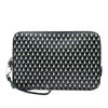 Prada Saffiano Geometric Portfolio Zip Clutch Secondhand