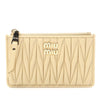 Miu Miu Leather Matelasse Card Holder Secondhand