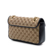 Gucci Medium GG Marmont Matelasse Diagonal GG Canvas Shoulder Bag Secondhand