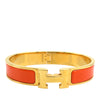 Hermès Narrow Enamel Clic H Bracelet PM Secondhand