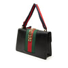 Gucci Small Calfskin Web Sylvie Satchel Secondhand