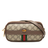 Gucci Mini GG Supreme Web Ophidia Triple Zip Crossbody Secondhand