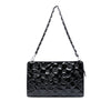 Chanel Quilted Patent Embossed Lucky Symbols Pochette Secondhand