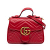 Gucci Mini GG Marmont Matelasse Leather Top Handle Bag Secondhand