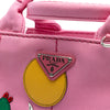 Prada Small Canvas Canapa Desert Motif Patch Satchel Secondhand