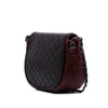 Chanel Bicolor Quilted Lambskin Twist Crescent Flap Secondhand