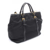 Prada Vitello Daino Trimmed Tessuto Satchel Secondhand