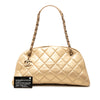 Chanel Medium Aged Calfskin Just Mademoiselle Bowling Bag Secondhand
