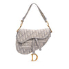 Secondhand Dior Oblique Canvas Embroidered Saddle Bag