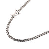 Louis Vuitton Palladium Plated LV Yours Chain Necklace Secondhand