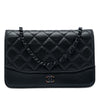 Chanel Quilted Aged Calfskin So Black Gabrielle Wallet On Chain Secondhand