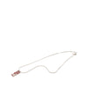 Dior Brass Enamel Trotter Plate Pendant Necklace Secondhand