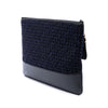 Chanel Large Tweed and Calfskin Embroidered Gabrielle O Case Clutch Secondhand