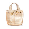 Bottega Veneta Calfskin Intrecciato Grommet Handbag Secondhand