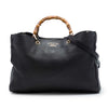 Gucci Large Calfskin Bamboo Shopper Satchel Secondhand