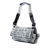 Chanel Tweed Camellia Chain Flap Shoulder Bag Secondhand