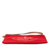 Prada Canvas Canapa Logo Wristlet Pouch Secondhand