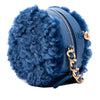 Chanel Shearling 19 Round Clutch with Chain Secondhand