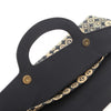 Chanel Large Printed Jersey Frame Handle Bag Secondhand