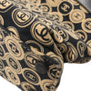 Chanel Large Printed Jersey Frame Handle Bag Secondhand