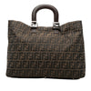 Fendi Large Zucca Canvas Twins Tote Secondhand