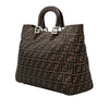 Fendi Large Zucca Canvas Twins Tote Secondhand