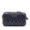 Secondhand Miu Miu Nappa Matelasse Double Zip Crossbody