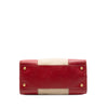 Prada Saffiano Trimmed Canvas Canapa Satchel Secondhand