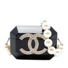 Secondhand Chanel CC Resin and Faux Pearl Airpods Pro Case Necklace