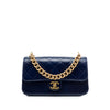 Chanel Small Quilted Calfskin Straight Lined Flap Secondhand