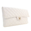 Chanel CC Quilted Caviar Flap Clutch Secondhand