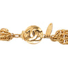 Chanel CC Gold Plated Deca Triple Link Chain Necklace Secondhand