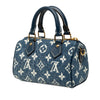 Louis Vuitton Monogram Jacquard Denim Nano Speedy Bandouliere Secondhand