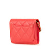Secondhand Chanel Quilted Lambskin Flap Card Holder on Chain