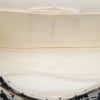 Chanel Medium Classic Embroidered Canvas Houndstooth Pom Pom Flap Secondhand