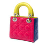 Dior Mini Tricolor Lambskin Cannage Lady Dior Secondhand