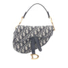 Dior Mini Oblique Canvas Saddle Bag Secondhand