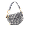 Dior Mini Oblique Canvas Saddle Bag Secondhand