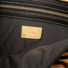 Fendi Embroidered Canvas Tiger Print Baguette Satchel Secondhand