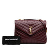 Saint Laurent Medium Matelasse Calfskin Monogram LouLou Shoulder Bag Secondhand