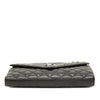 Saint Laurent Sheepskin Triquilt Monogram Charms Envelope Wallet on Chain Secondhand