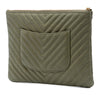 Secondhand Chanel Medium Chevron Calfskin O Case Clutch