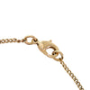 Chanel CC Gold Plated Strass Round Pendant Necklace Secondhand
