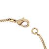 Chanel CC Gold Plated Strass Round Pendant Necklace Secondhand